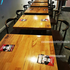 Oak Restaurant Tables 