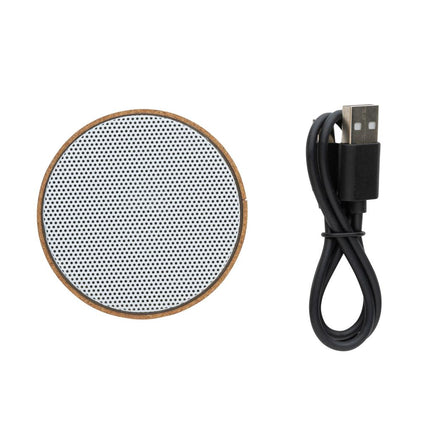 3W wireless cork speaker pack of 25 Custom Wood Designs __label: Multibuy 3wcorkspeakercustomwooddesigns
