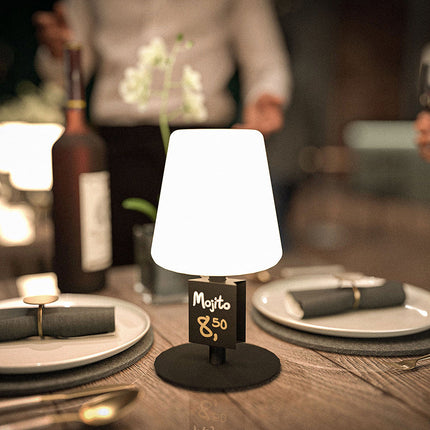 Securit® MICHELLE Table Lamp - Black (Pack of 8) - Custom Wood Designs