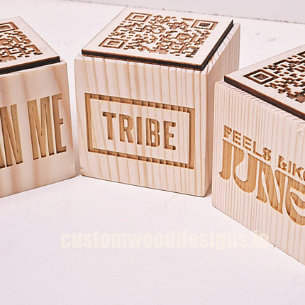 QR Code Block Natural 5 sides Branded 10-1000 Custom Wood Designs CU59CC_1_0f125a39-35b9-4b56-a81b-60c5d5fa9e11