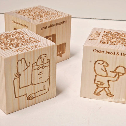 QR Code Block Natural 5 sides Branded 10-1000 Custom Wood Designs CU82EC_1_0a62bfb5-d28e-45e6-930f-ce7d6dc4e546
