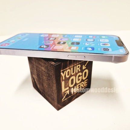 NFC Enabled Block 3 sides Stained & Branded Custom Wood Designs CUA53A_1_dbddf365-9a22-4152-a230-c6e42769e99f