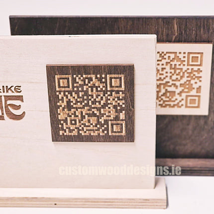 QR Display Stands A5 (Natural) 10-1000 Custom Wood Designs CUSTOM_1_ea316de2-83f0-4be8-9bc3-a3e71e44f70f