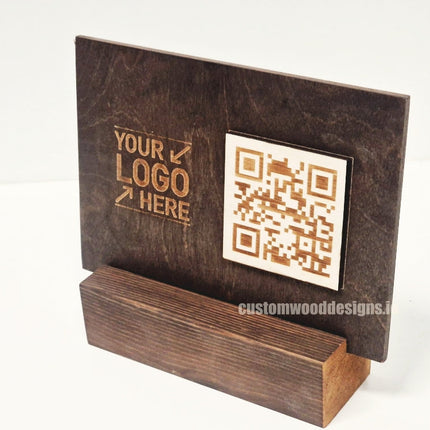 QR Display Stands A5 Big Block Brown Birch 10-1000 Custom Wood Designs CUSTOM_2_49164fb5-2a8a-4341-bf2f-894ad5bd197f