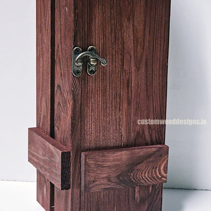 Rustic Bottle Box - Burgundy Single x 25 Bottle box Custom Wood Designs __label: Multibuy Bottle Box gift box Gift Boxes Single bottle box CustomWoodDesignsIreland06c40731-4628-4221-a6c3-59cb15d8f6e9_402179a5-39b0-48ec-9d3f-f7e4740432fd