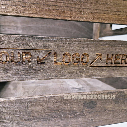 Wooden vintage crate pack of 10 Securit __label: Multibuy CustomWoodDesignsIrelandBrandedwoodecratesFruitcratesIrelanddisplaycratesirelandcustomisedcrateswoodencrates_16_cda3906d-c431-413a-9072-815b65e0ab50