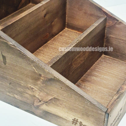 Dark Pine Low Tiered Countertop Display - Custom Wood Designs