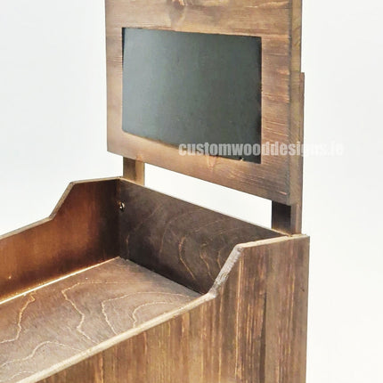 Dark Pine Two-Tiered Countertop Display for Baked Goods - Custom Wood Designs