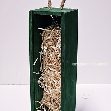 Sliding Lid Bottle Box - Single Green x25 Custom Wood Designs __label: Multibuy Bottle Box Bottle Boxes gift box Gift Boxes Single bottle box wooden Box CustomWoodDesignsIrelandCorporategiftboxesBottleBoxesGiftingboxesforbottleslaserengravedbottleboxespersonalisedbottleboxesCorporateboxesrust_3_c16336d7-7d57-49d3-91fc-b8584308847f