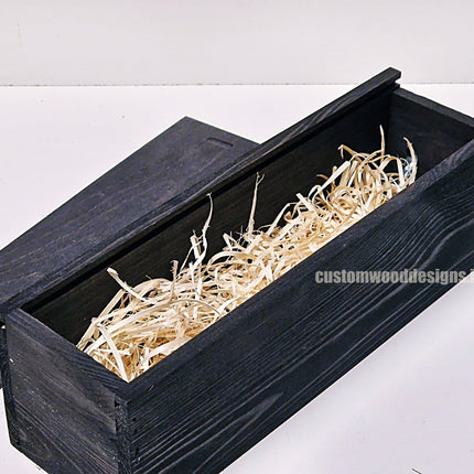 Sliding Lid Bottle Box - Single Black x25 Bottle box Custom Wood Designs __label: Multibuy Bottle Box Bottle Boxes Single bottle box CustomWoodDesignsIrelandCorporategiftboxesBottleBoxesGiftingboxesforbottleslaserengravedbottleboxespersonalisedbottleboxesCorporateboxesrust_4_8286e49d-a0f1-41a0-891a-5cb64fc2564c
