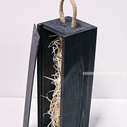 Sliding Lid Bottle Box - Single Black x25 Bottle box Custom Wood Designs __label: Multibuy Bottle Box Bottle Boxes Single bottle box CustomWoodDesignsIrelandCorporategiftboxesBottleBoxesGiftingboxesforbottleslaserengravedbottleboxespersonalisedbottleboxesCorporateboxesrustic_1_9e6b8735-16ae-490c-8eac-82128a46a0df