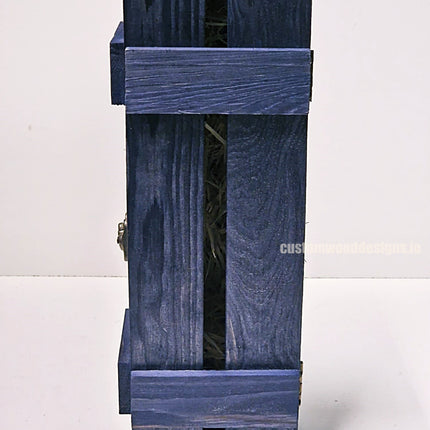 Rustic Bottle Box - Blue Single x 25 Bottle box Custom Wood Designs __label: Multibuy CustomWoodDesignsIrelandCorporategiftboxesBottleBoxesGiftingboxesforbottleslaserengravedbottleboxespersonalisedbottleboxesCorporateboxesrusticboxwinebox_11_ef8fef05-d0e8-4416-9787-58c41c147b8f
