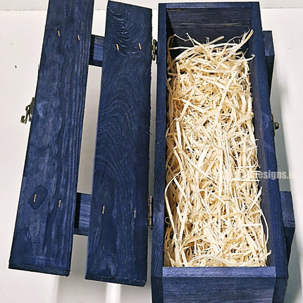 Rustic Bottle Box - Blue Single x 25 Bottle box Custom Wood Designs __label: Multibuy CustomWoodDesignsIrelandCorporategiftboxesBottleBoxesGiftingboxesforbottleslaserengravedbottleboxespersonalisedbottleboxesCorporateboxesrusticboxwinebox_7_7c83ebcd-82dc-4a7f-8a94-ea565486f6a7