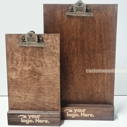 Clipboard Block Set - A4 Rich Brown x10 Custom Wood Designs CustomWoodDesignsIrelandDoublesidedA4sizePointofsaleInformationholderA4clipboardandblocksetInformationDisplayretailhospitalitycorporateCWD_10