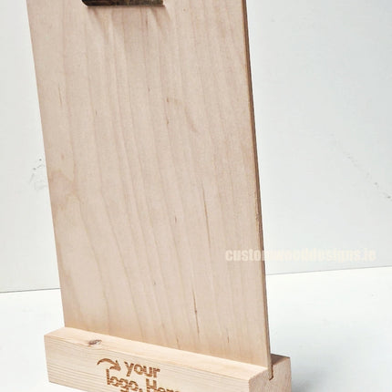 Clipboard Block Set - A4 Natural x10 Custom Wood Designs CustomWoodDesignsIrelandDoublesidedA4sizePointofsaleInformationholderA4clipboardandblocksetInformationDisplayretailhospitalitycorporateCWD_16