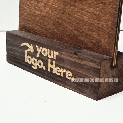 Clipboard Block Set - A5 Rich Brown x10 Custom Wood Designs CustomWoodDesignsIrelandDoublesidedA4sizePointofsaleInformationholderA4clipboardandblocksetInformationDisplayretailhospitalitycorporateCWD_3_f9f4d5e8-8902-4f9c-9b83-9b2618703990