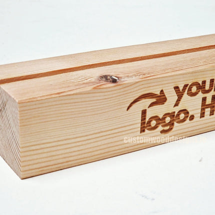 Double Sided Info Display - A5 Natural x10 Custom Wood Designs CustomWoodDesignsIrelandDoublesidedA4sizePointofsaleInformationholderA4clipboardandblocksetInformationDisplayretailhospitalitycorporateCWD_4