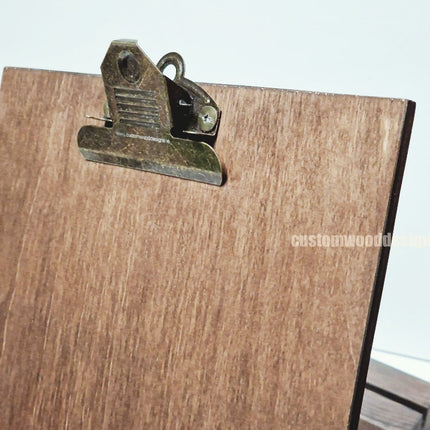 Clipboard Block Set - A4 Rich Brown x10 Custom Wood Designs CustomWoodDesignsIrelandDoublesidedA4sizePointofsaleInformationholderA4clipboardandblocksetInformationDisplayretailhospitalitycorporateCWD_4_1baed435-8125-470f-8c0e-9b511969cc76