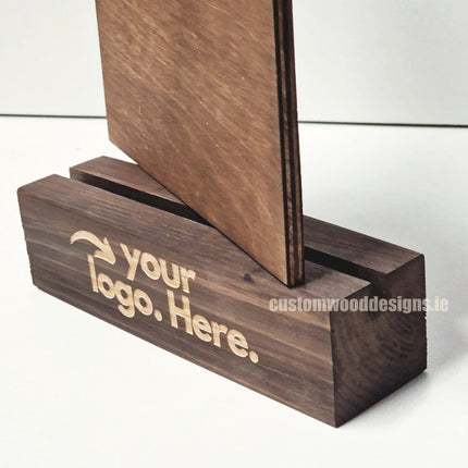 Clipboard Block Set - A5 Rich Brown x10 Custom Wood Designs CustomWoodDesignsIrelandDoublesidedA4sizePointofsaleInformationholderA4clipboardandblocksetInformationDisplayretailhospitalitycorporateCWD_5_80503df9-c0b2-476f-a23b-a26330510f9c