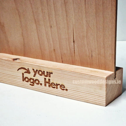 Clipboard Block Set - A4 Natural x10 Custom Wood Designs CustomWoodDesignsIrelandDoublesidedA4sizePointofsaleInformationholderA4clipboardandblocksetInformationDisplayretailhospitalitycorporateCWD_9