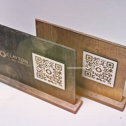 QR Display Stands A5 Brown Birch 10-1000 Custom Wood Designs CustomWoodDesignsIrelandQRStandsWoodenQRcodesHospitalityQRCodesNaturalWoodQRcodesQRdisplaystands_3_1ca9815c-6ab5-455e-aed1-e05ecc5dfc9a