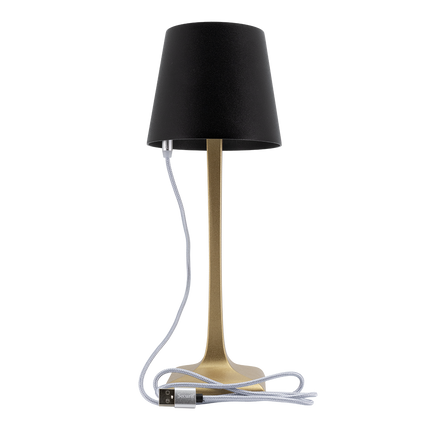 Securit® MILANO Table Lamp - Black/Gold (Pack of 6) - Custom Wood Designs