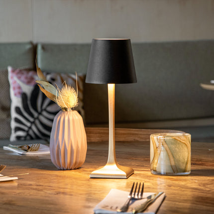 Securit® MILANO Table Lamp - Black/Gold (Pack of 6) - Custom Wood Designs