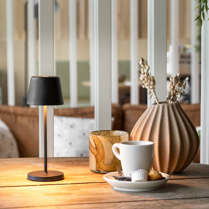 Securit® MONTE CARLO Table Lamp - Black (Pack of 8) - Custom Wood Designs