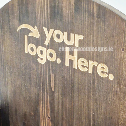 Dark Pine Crate-Style Display Countertop Display - Custom Wood Designs