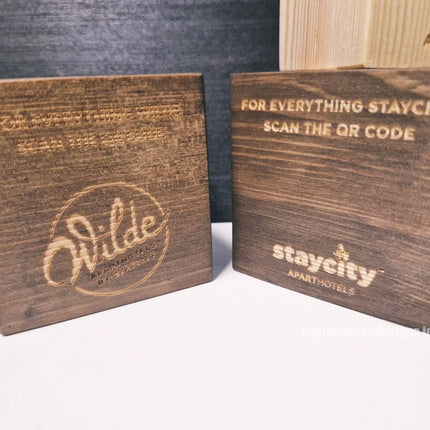 QR Code Block 5 sides Stained & Branded 10-1000 Custom Wood Designs CustomWoodDesignsIrelandStayCityWoodQRcodeBlocksWoodbrandingIrelandHospitalitysignsIrelandQRCodesIreland_5_049ed762-9e8f-4efd-9325-e7db08d99f37