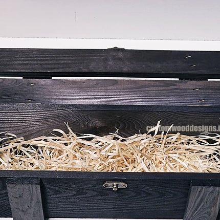 Rustic Bottle Box - Black Single x 25 Bottle box Custom Wood Designs __label: Multibuy Bottle Box CustomWoodDesignsIrelandf82f414d-31bb-4a92-8225-fdc29a73a7cc_b61ff6ce-95f4-419e-8011-b090c54581a7