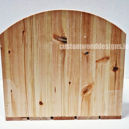 Natural Pine Crate-Style countertop Display - Custom Wood Designs