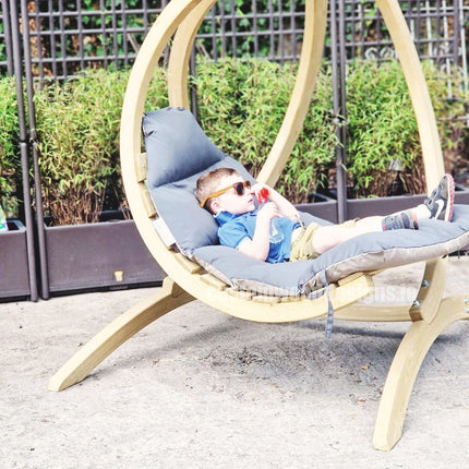 Swing Lounger & Stand - Custom Wood Designs