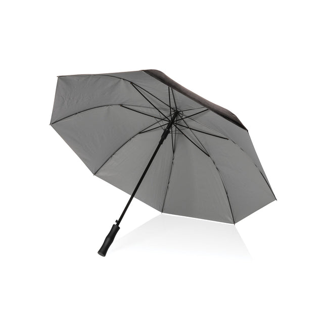 27" Impact AWARE™ RPET 190T dual colour auto open umbrella - Custom Wood Designs