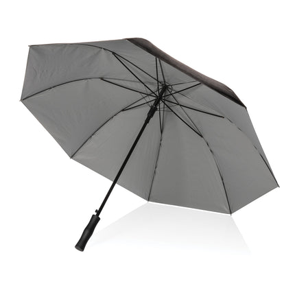 27" Impact AWARE™ RPET 190T dual colour auto open umbrella - Custom Wood Designs