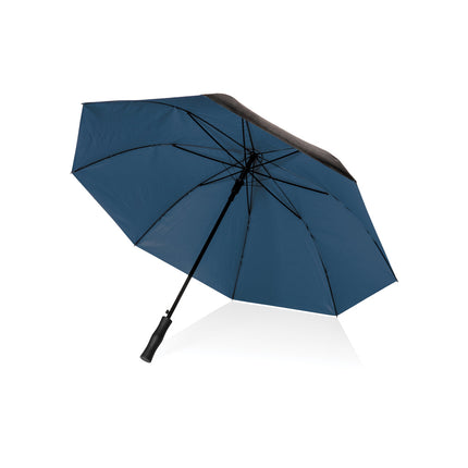 27" Impact AWARE™ RPET 190T dual colour auto open umbrella - Custom Wood Designs