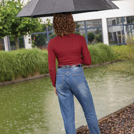 27" Impact AWARE™ RPET 190T dual colour auto open umbrella - Custom Wood Designs