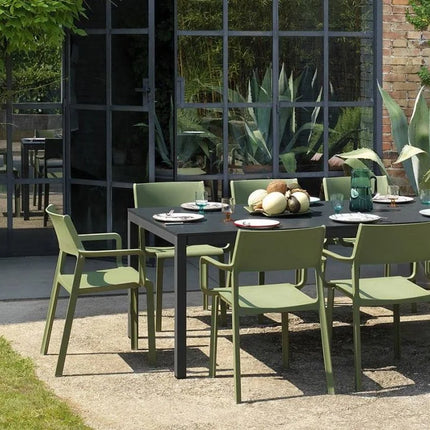 Sophisticated 8-Seater Outdoor Dining Set with Timeless Italian Design - Custom Wood Designs