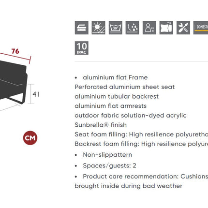 Bellevie 2-Seater Right Corner Module - Custom Wood Designs Bellevie 2-Seater Right Corner Module made from [material] –  [use_case] | Custom Wood Designs