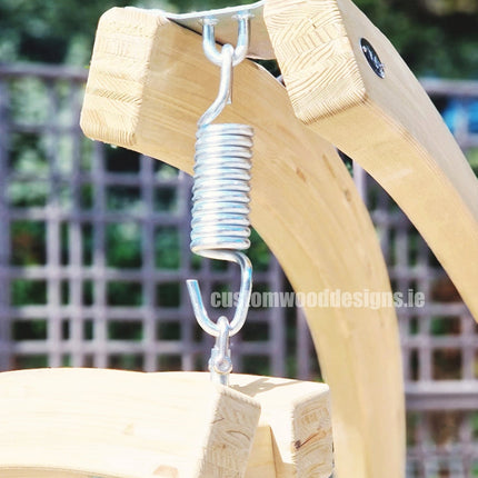 Swing Lounger & Stand Set - Custom Wood Designs Swing Lounger & Stand Set made from [material] –  [use_case] | Custom Wood Designs