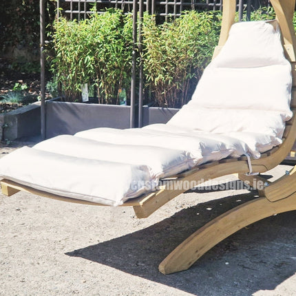 Swing Lounger & Stand Set - Custom Wood Designs Swing Lounger & Stand Set made from [material] –  [use_case] | Custom Wood Designs