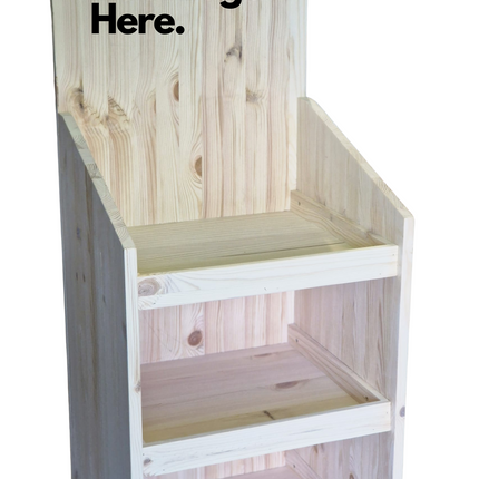 Wooden FSDU P1 - Custom Wood Designs