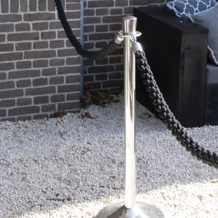 4 x Barrier post 875x9.5x9.5cm with bases and 5 ropes included Custom Wood Designs black-4-x-barrier-post-875x9-5x9-5cm-with-bases-and-5-ropes-included-53613671088471
