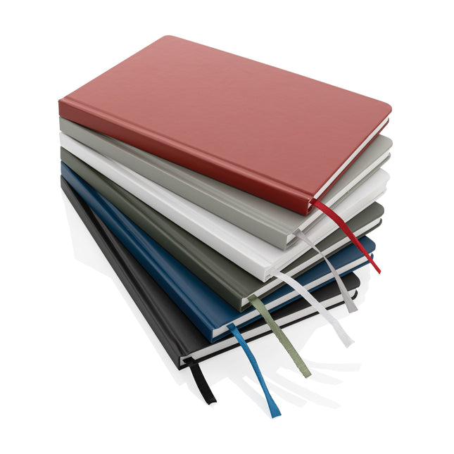 Hardcover stone paper notebook pack of 25 Custom Wood Designs __label: Multibuy black-hardcover-stone-paper-notebook-pack-of-25-53613763985751