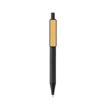 Pen with wooden bamboo clip pack of 500 Custom Wood Designs __label: Multibuy black-pen-with-wooden-bamboo-clip-pack-of-500-53613181141335_3429526d-479b-4281-97c3-d86c868ff012