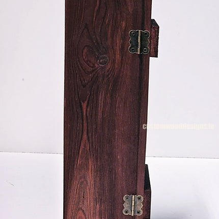 Rustic Bottle Box - Burgundy Single x 25 Bottle box Custom Wood Designs __label: Multibuy Bottle Box gift box Gift Boxes Single bottle box bottle-box-default-title-rustic-bottle-box-burgundy-single-53613451608407