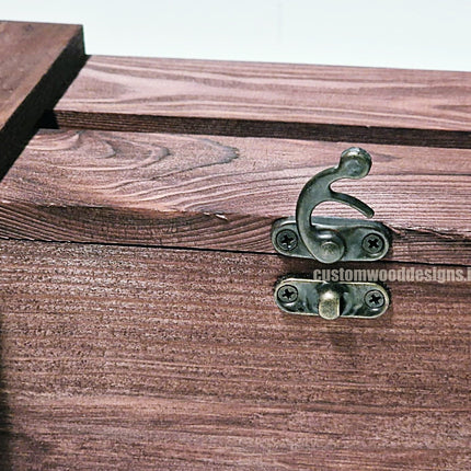Rustic Bottle Box - Burgundy Single x 25 Bottle box Custom Wood Designs __label: Multibuy Bottle Box gift box Gift Boxes Single bottle box bottle-box-default-title-rustic-bottle-box-burgundy-single-53613453443415
