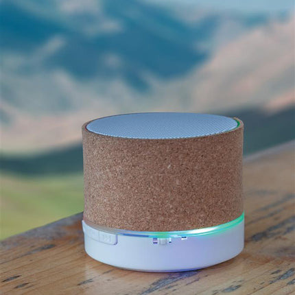 3W wireless cork speaker pack of 25 Custom Wood Designs __label: Multibuy cork3wspeakercustomwooddesigns