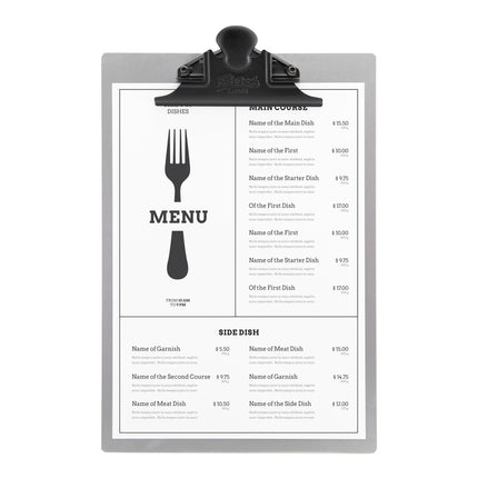 20 x Metal Clipboard 33x23cm Securit __label: Multibuy default-title-20-x-metal-clipboard-33x23cm-53612756009303