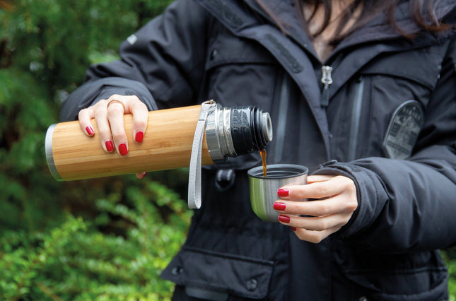 400ml Bamboo Vacuum Travel Flask pack of 25 Custom Wood Designs __label: Multibuy default-title-400ml-bamboo-vacuum-travel-flask-pack-of-25-56106818863447